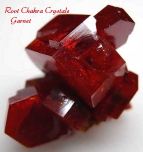 Raw Garnet-Root Chakra Crystals